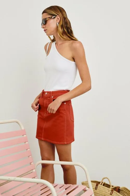 Women Rails Skirts Burbank Skirt Terracotta Women Rails Skirts Burbank Skirt Terracotta