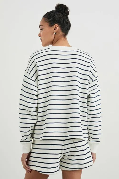 Women Rails Sleepwear and Lounge Joan Sweatshirt Sailor Stripe Navy