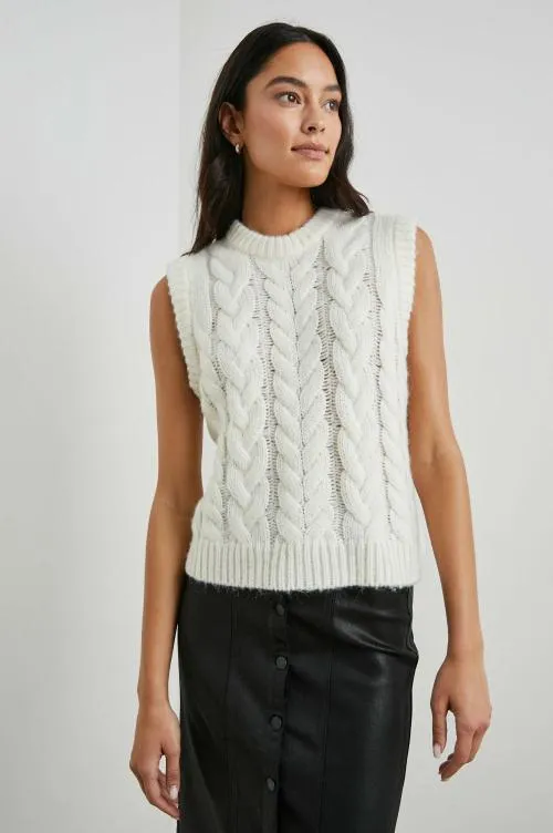 Women Rails Sweaters Alexis Sweater Vest Ivory
