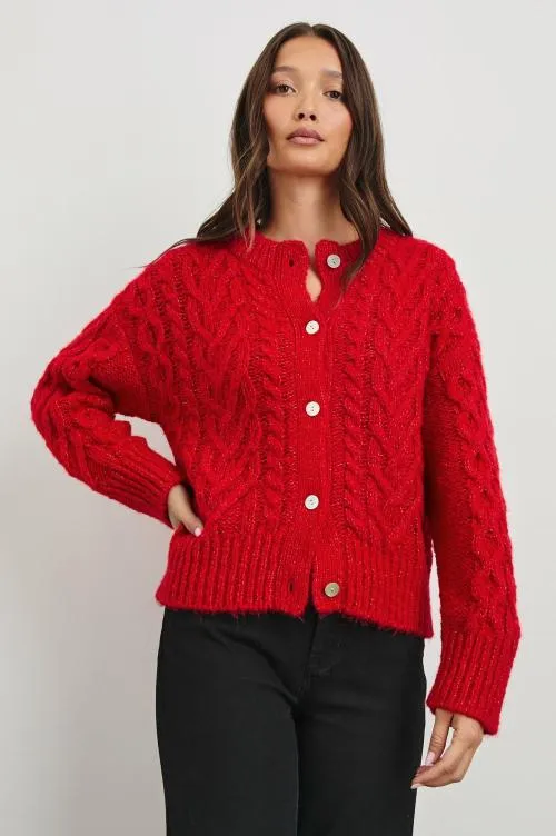 Women Rails Sweaters Amelie Sweater Scarlet