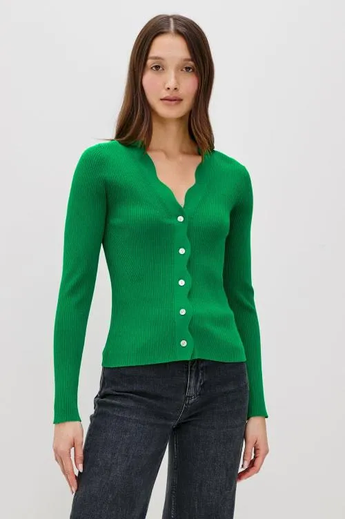 Women Rails Sweaters Dita Cardigan Kelly Green