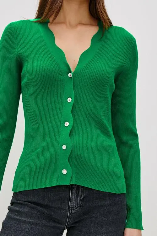 Women Rails Sweaters Dita Cardigan Kelly Green