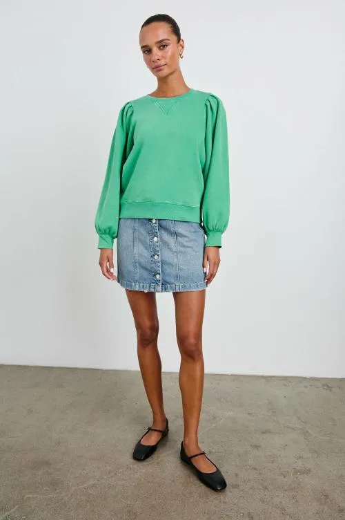 Women Rails Sweaters Tiffany Sweatshirt Kelly Green Women Rails Sweaters Tiffany Sweatshirt Kelly Green