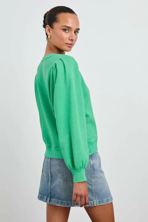 Women Rails Sweaters Tiffany Sweatshirt Kelly Green Women Rails Sweaters Tiffany Sweatshirt Kelly Green