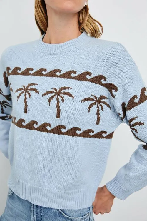 Women Rails Sweaters Zoey Sweater Palm Stripe Women Rails Sweaters Zoey Sweater Palm Stripe