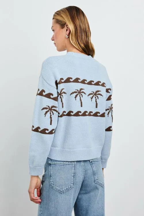 Women Rails Sweaters Zoey Sweater Palm Stripe Women Rails Sweaters Zoey Sweater Palm Stripe