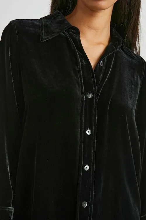 Women Rails Tops Andrea Top Black Velvet Women Rails Tops Andrea Top Black Velvet
