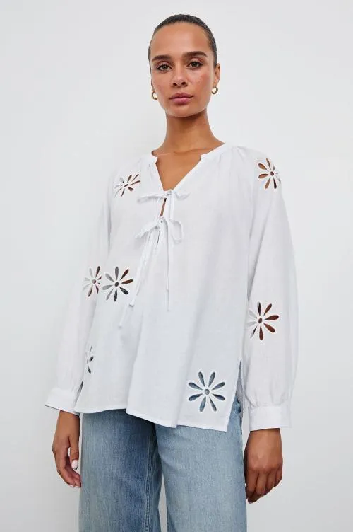 Women Rails Tops Brielle Top White Eyelet