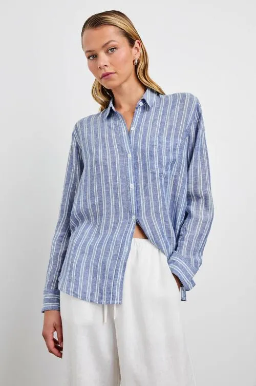 Women Rails Tops Charli Shirt Lake View Stripe