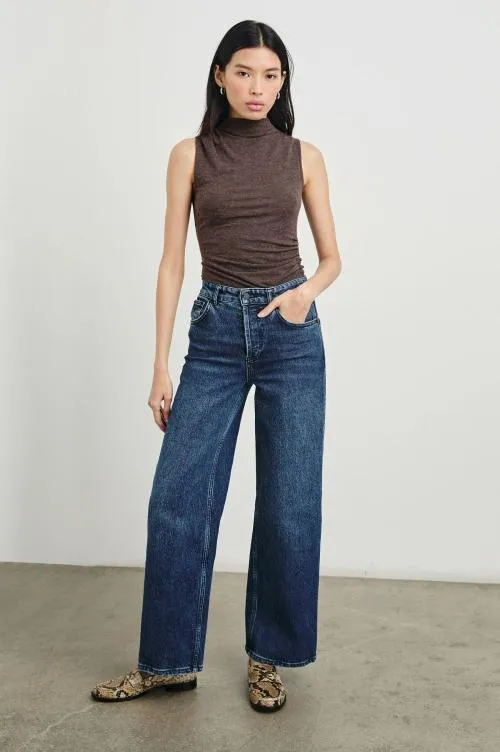 Women Rails Tops Christen Top Heather Brown Women Rails Tops Christen Top Heather Brown