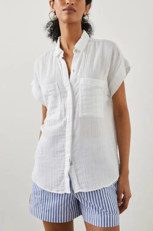 Women Rails Tops Cito Shirt True White