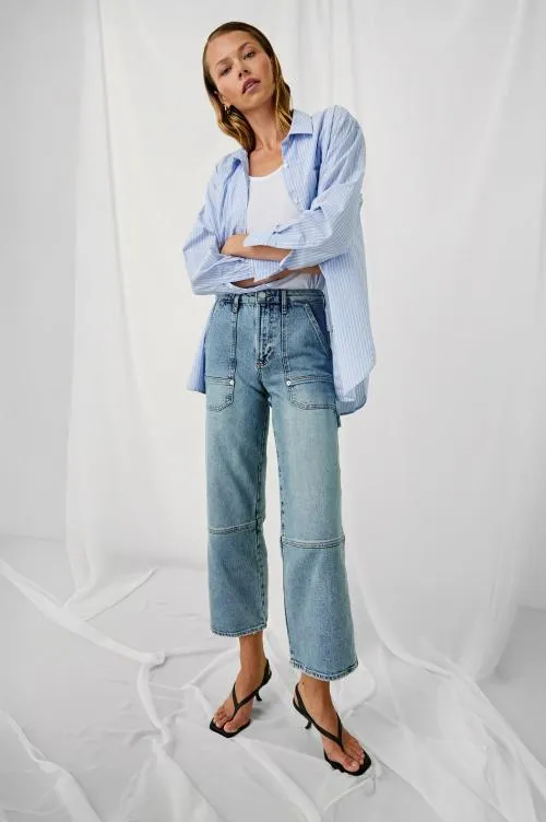 Women Rails Tops Elsa Shirt Oxford White Stripe Women Rails Tops Elsa Shirt Oxford White Stripe
