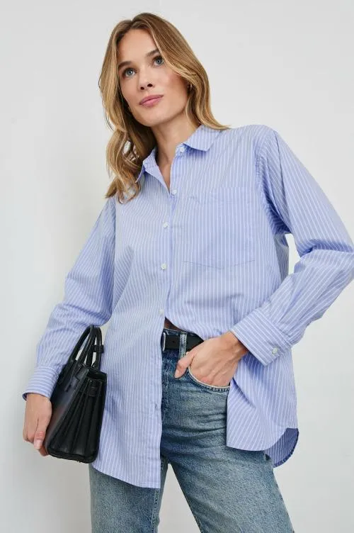 Women Rails Tops Elsa Shirt Oxford White Stripe Women Rails Tops Elsa Shirt Oxford White Stripe