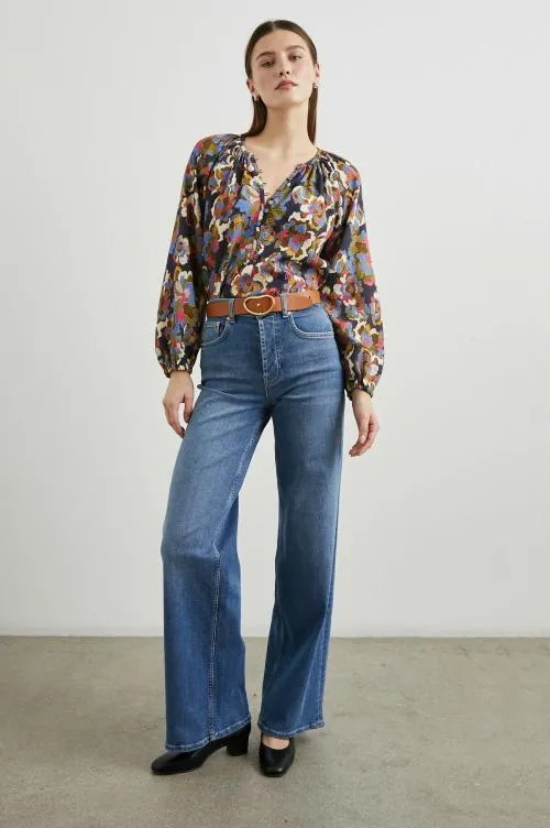 Women Rails Tops Indi Top Navy Wildflower Women Rails Tops Indi Top Navy Wildflower