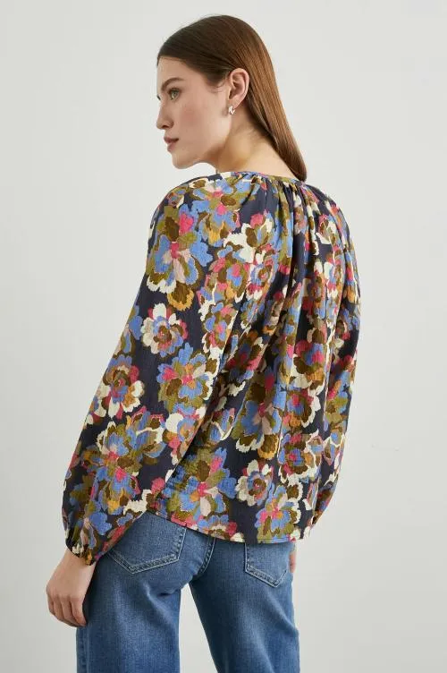 Women Rails Tops Indi Top Navy Wildflower Women Rails Tops Indi Top Navy Wildflower