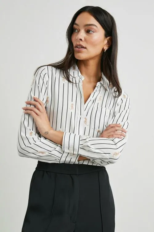 Women Rails Tops Kathryn Shirt Striped Tigers Women Rails Tops Kathryn Shirt Striped Tigers
