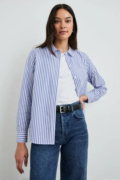 Women Rails Tops Stina Shirt Mariner White Stripe Women Rails Tops Stina Shirt Mariner White Stripe