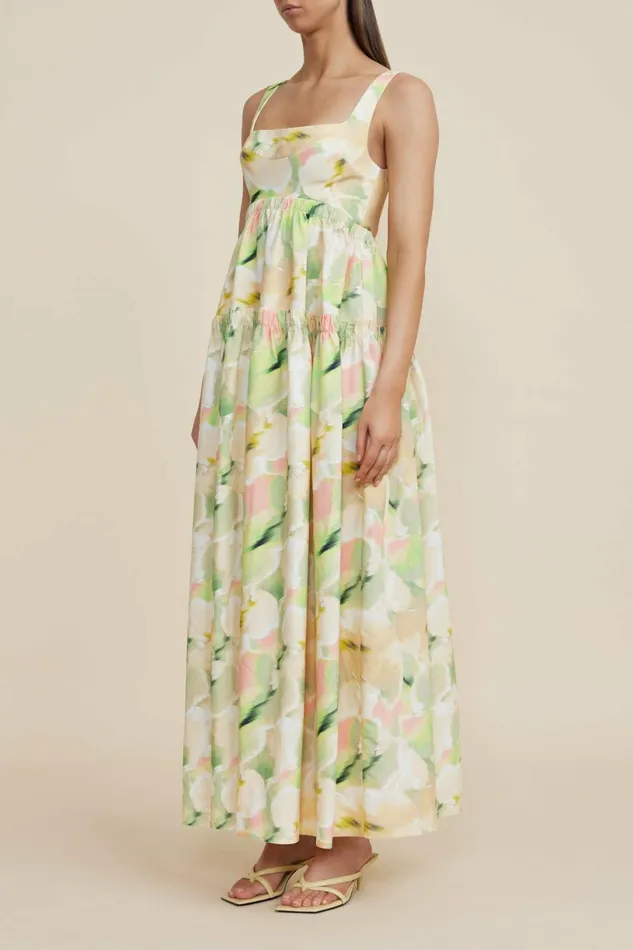 Women RANGEWOOD MIDI DRESS Flora Blur Acler Sale