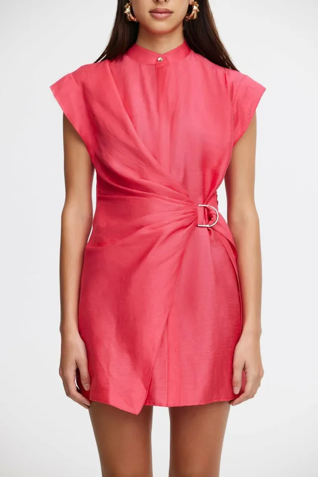 Women REMNAR MINI DRESS Berry Pink Acler Pink Dresses