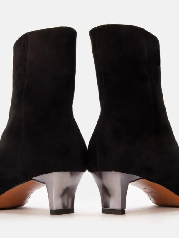 Women SENNA Suede Black Clergerie Ankle Boots