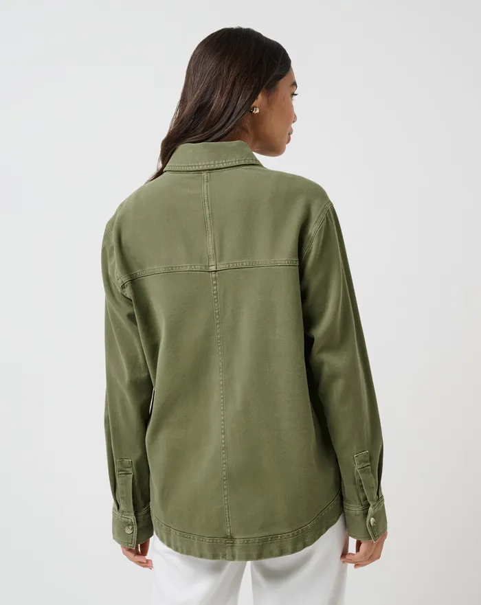 Women Shirts and Tops TravisMathew EVERYDAY BUTTON DOWN Clover