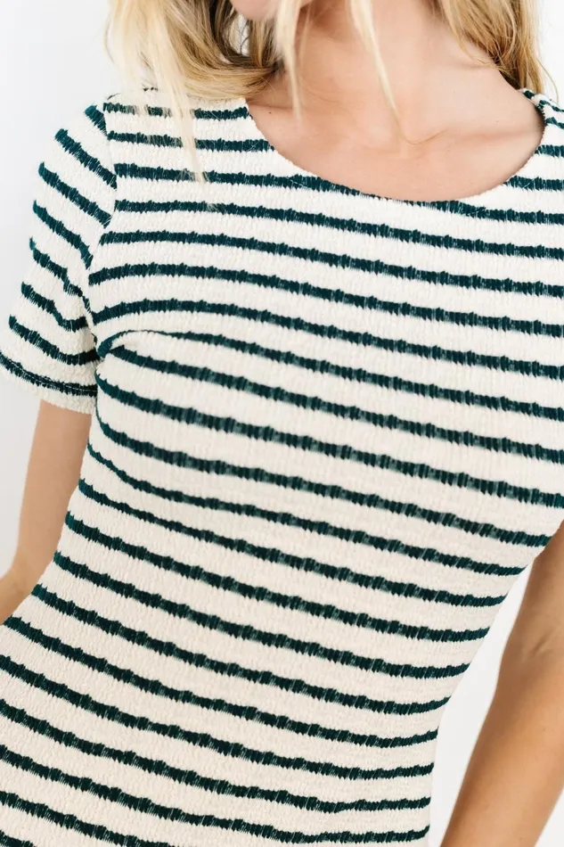 Women Short Dresses Baltic Born Linz Midi Dress Cream Green