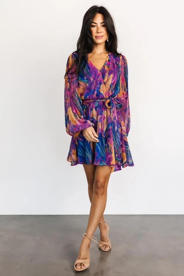 Women Short Dresses Baltic Born Rev Mini Dress Blue Multi