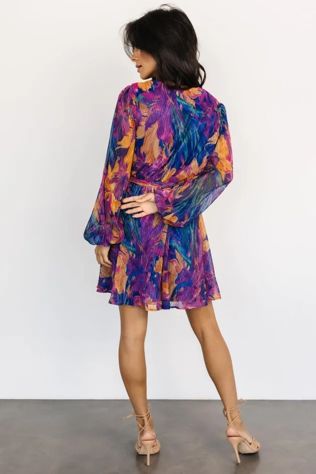 Women Short Dresses Baltic Born Rev Mini Dress Blue Multi
