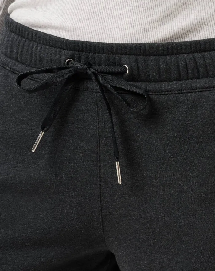 Women Shorts TravisMathew CLOUD FLEECE SHORT 20 Heather Black