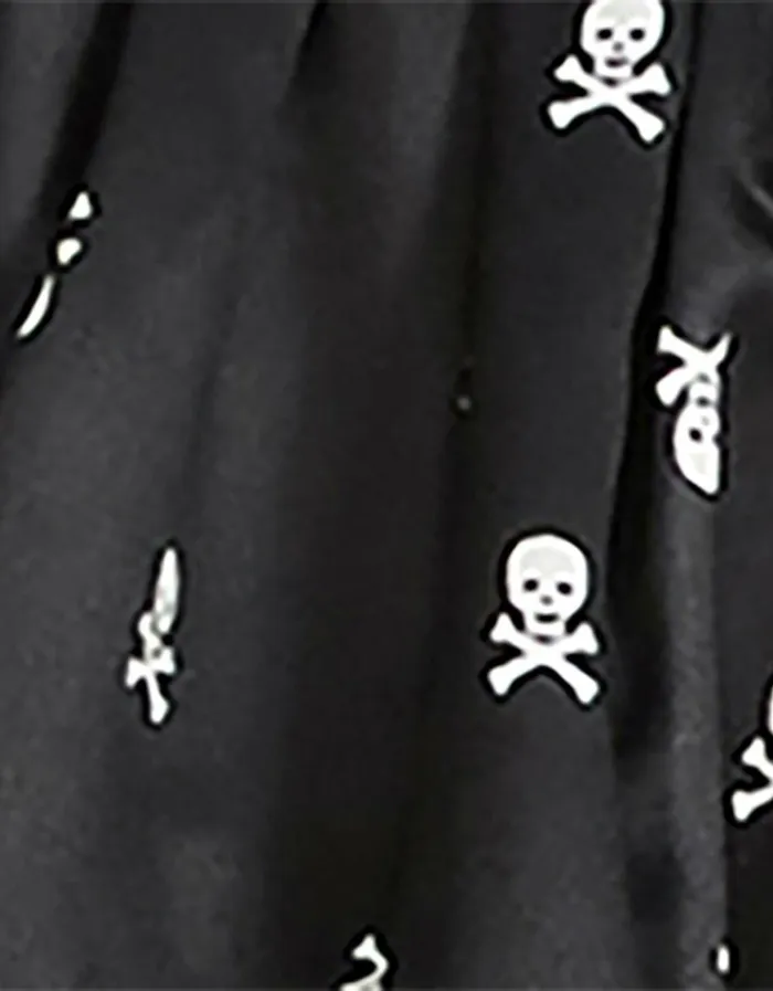 Women SKULLTASTIC ROMPER BLACK Betsey Johnson