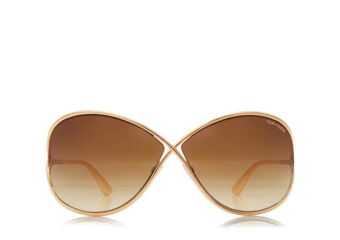 Women SUNGLASSES Tom Ford Miranda Oversized Soft Square Sunglasses Rose Gold