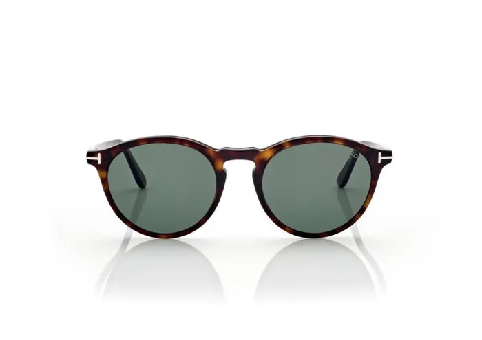 Women SUNGLASSES Tom Ford Polarized Aurele Sunglasses Dark Havana