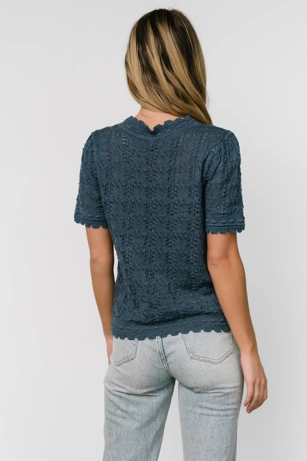 Women Sweaters Baltic Born Serenity Knit Sweater Top Slate Women Sweaters Baltic Born Serenity Knit Sweater Top Slate