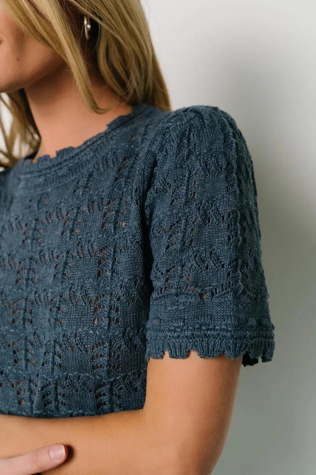 Women Sweaters Baltic Born Serenity Knit Sweater Top Slate Women Sweaters Baltic Born Serenity Knit Sweater Top Slate