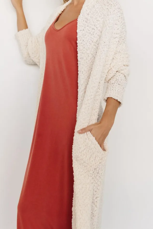 Women Sweaters Baltic Born Zonda Long Cardigan Cream Women Sweaters Baltic Born Zonda Long Cardigan Cream