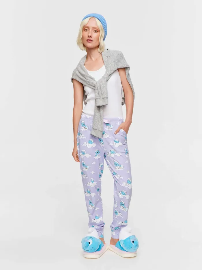 Women The Smurfs Lazy Easy Pj Pant Multi Peter Alexander Pants