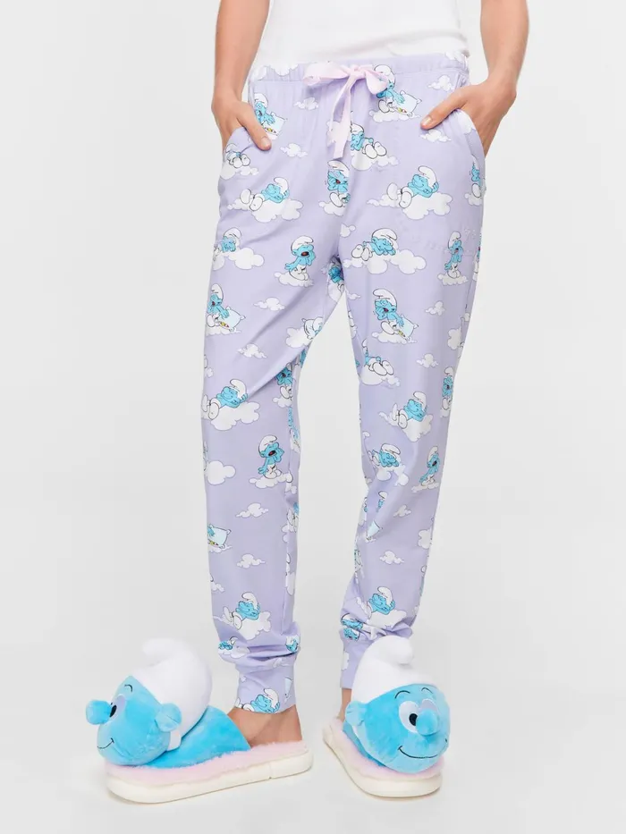 Women The Smurfs Lazy Easy Pj Pant Multi Peter Alexander Pants