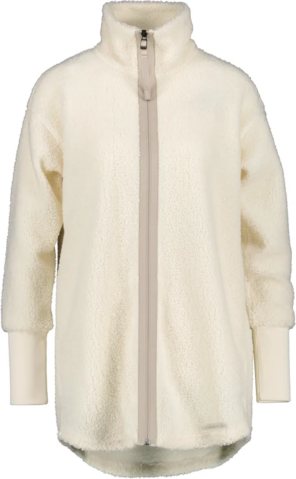 Women Tola FullZip White Foam Didriksons Spring Jackets
