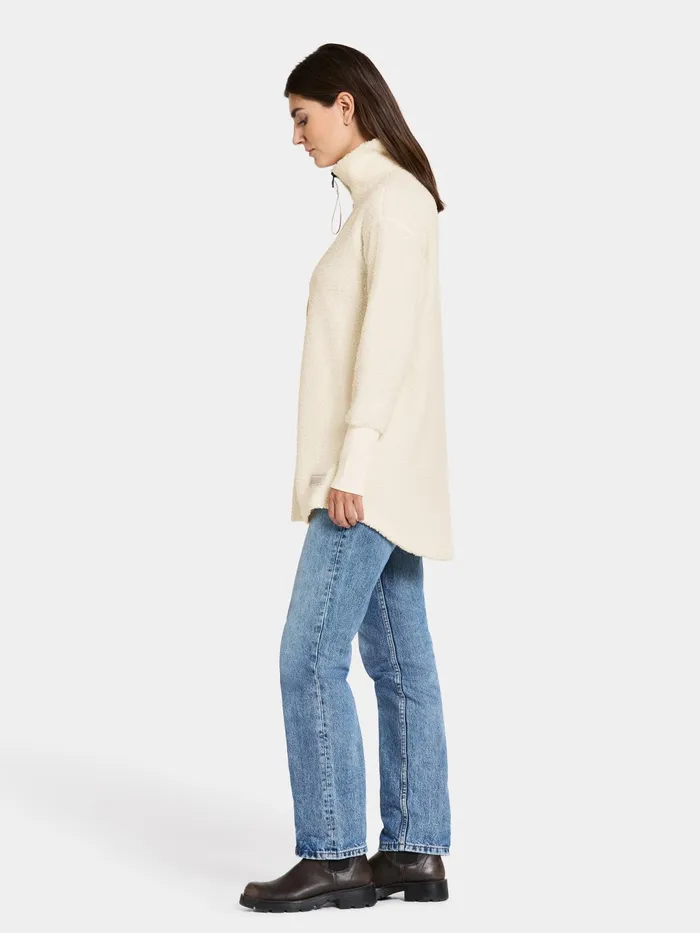 Women Tola FullZip White Foam Didriksons Spring Jackets