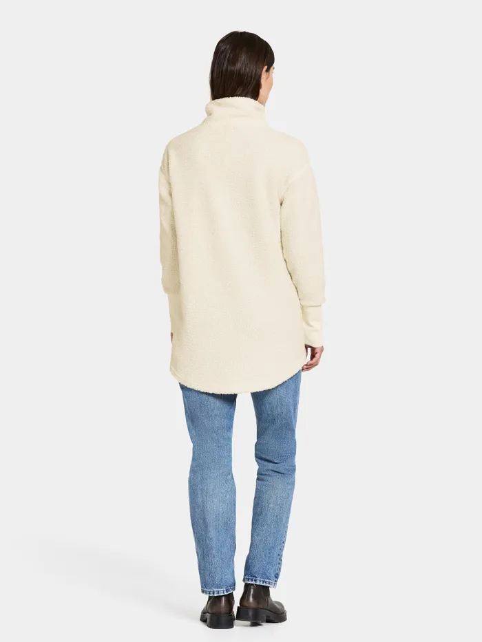 Women Tola FullZip White Foam Didriksons Spring Jackets