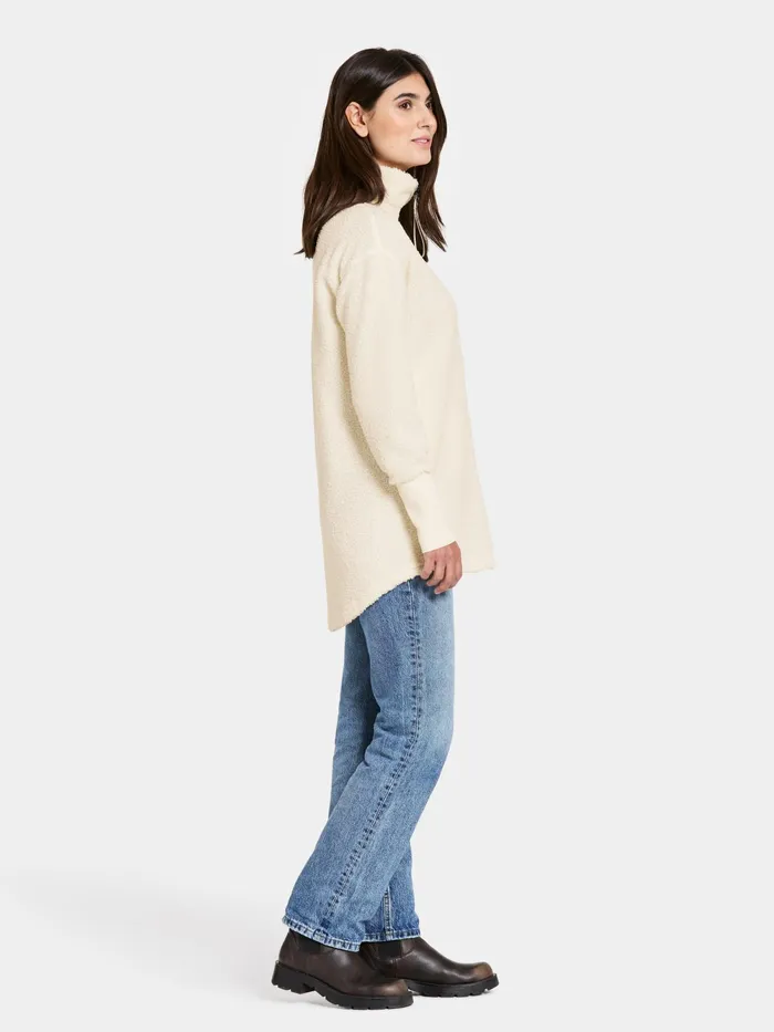 Women Tola FullZip White Foam Didriksons Spring Jackets