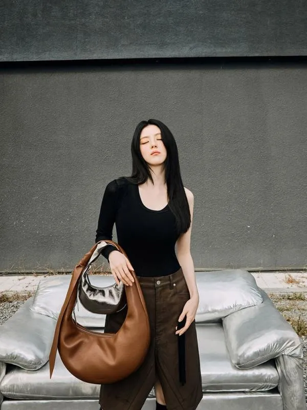 Women Toni Knotted Curved Hobo Bag 8211 Chocolate CHARLES and KEITH Slouchy Bags Women Toni Knotted Curved Hobo Bag 8211 Chocolate CHARLES and KEITH Slouchy Bags