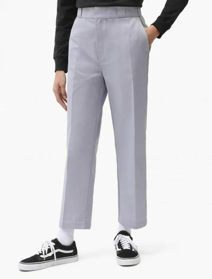 Women Trousers Dickies 874 Cropped Pant Lilac Gray