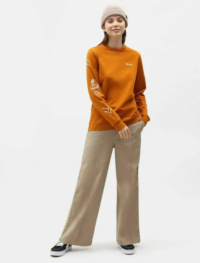 Women Trousers Dickies Bettles Work Pant Khaki