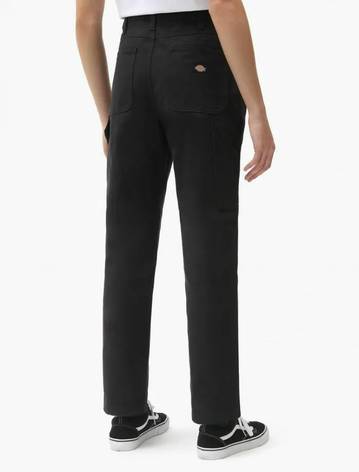 Women Trousers Dickies Duck Canvas Carpenter Pant Black