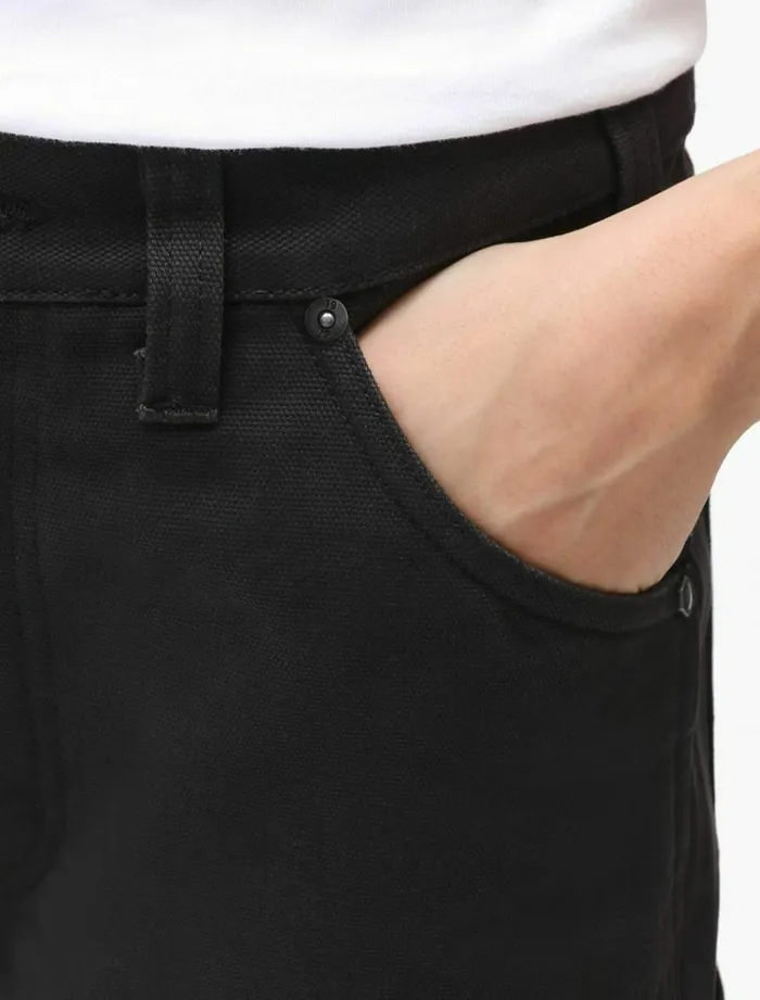 Women Trousers Dickies Duck Canvas Carpenter Pant Black