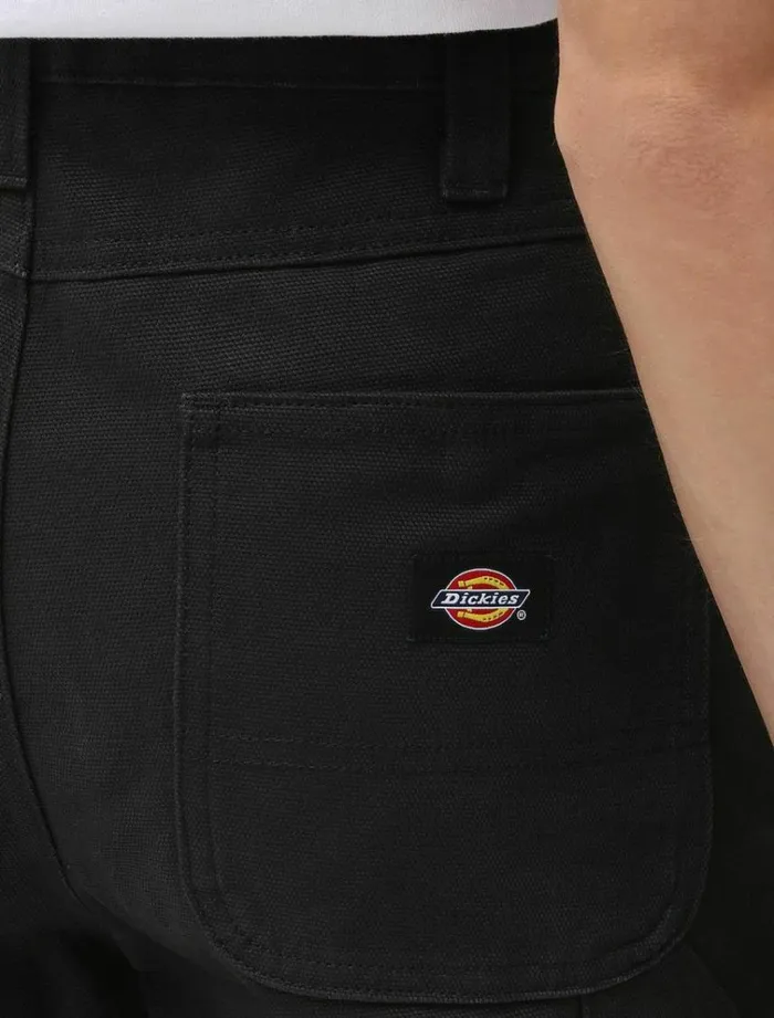 Women Trousers Dickies Duck Canvas Carpenter Pant Black