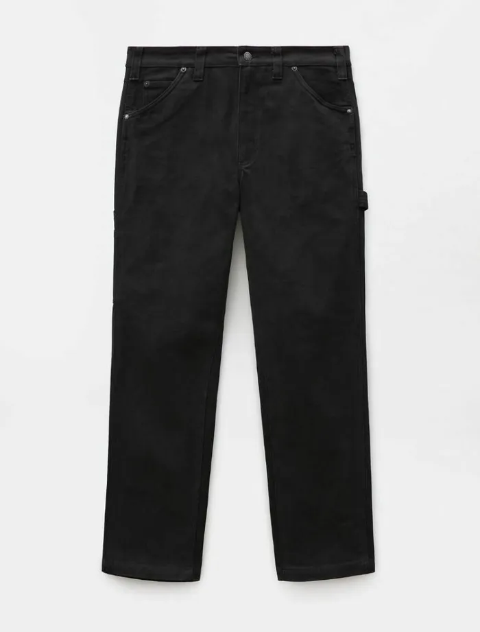 Women Trousers Dickies Duck Canvas Carpenter Pant Black