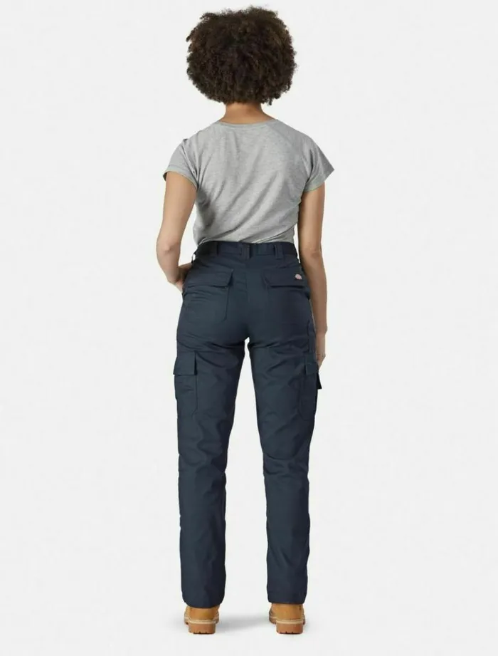 Women Trousers Dickies Women039s Everyday Flex Trousers Navy Blue