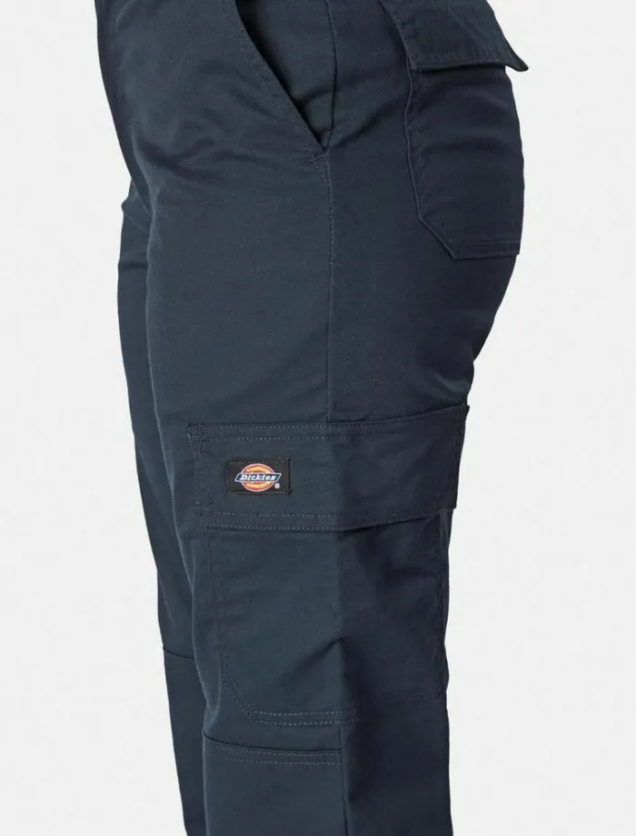 Women Trousers Dickies Women039s Everyday Flex Trousers Navy Blue